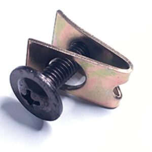 CHAPA Y TORNILLO PLASTICO 5MM COMPLETO