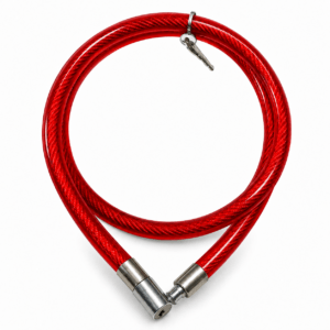 LINGAS 1.5MTS ACERADO/FORRADO ROJO
