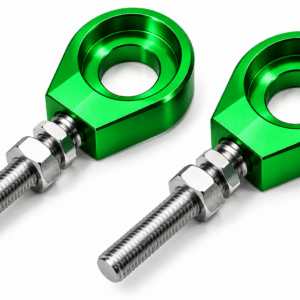 JUEGO TIRA CADENA ANODIZADO 15MM TITAN VERDE