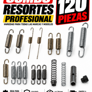 COMBO RESORTES 120 PIEZAS