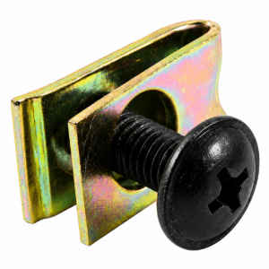 CHAPA Y TORNILLO PLASTICO 5MM COMPLETO