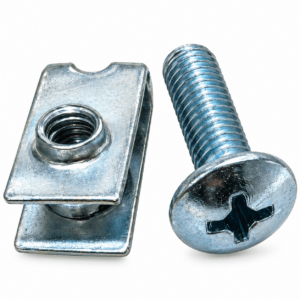 CHAPA Y TORNILLO PLASTICO 6MM