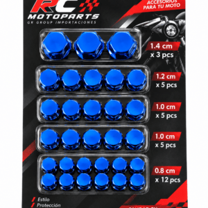 KIT TAPAS CUBRE TORNILLOS X 30 AZUL