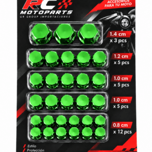 KIT TAPAS CUBRE TORNILLOS X 30 VERDE