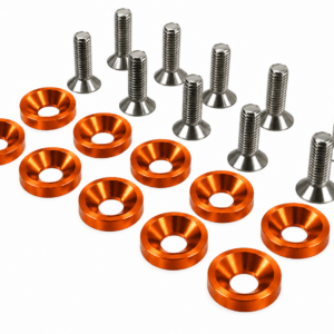 ARANDELAS ANODIZADAS 6X20 KIT X10 NARANJA