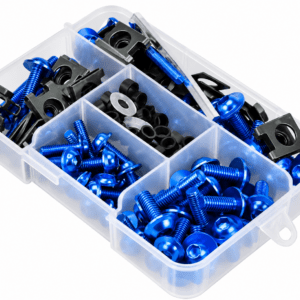 BOX 177 PIEZAS CARENADO ANODIZADOS MOTOS M5 M6 AZUL