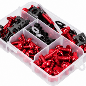 BOX 177 PIEZAS CARENADO ANODIZADOS MOTOS M5 M6 ROJO