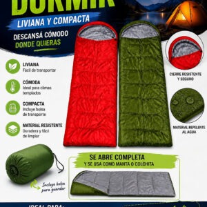 BOLSA DE DORMIR 2 EN 1