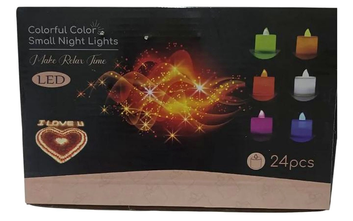 24 VELAS LED CALIDAS C/PILAS - Imagen 2