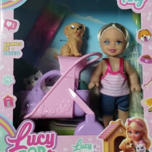 MUÑECA LUCY POP CON MASCOTA