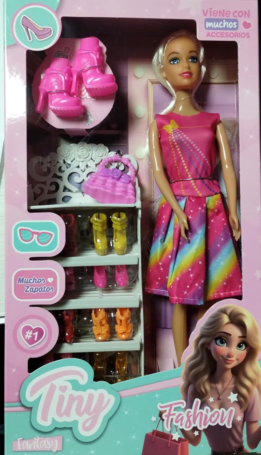 MUÑECA TINY CON ZAPATERO