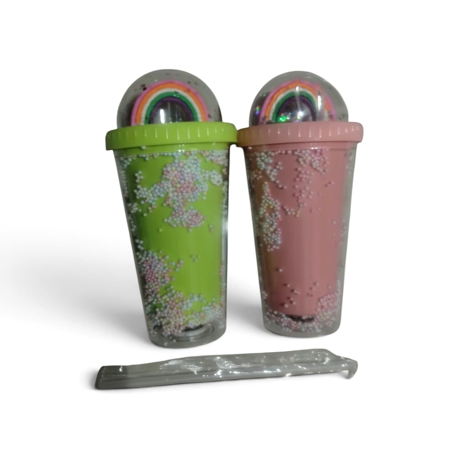 VASO CON GLITTER - Imagen 2