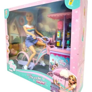 MUÑECA TINY BICICLETA