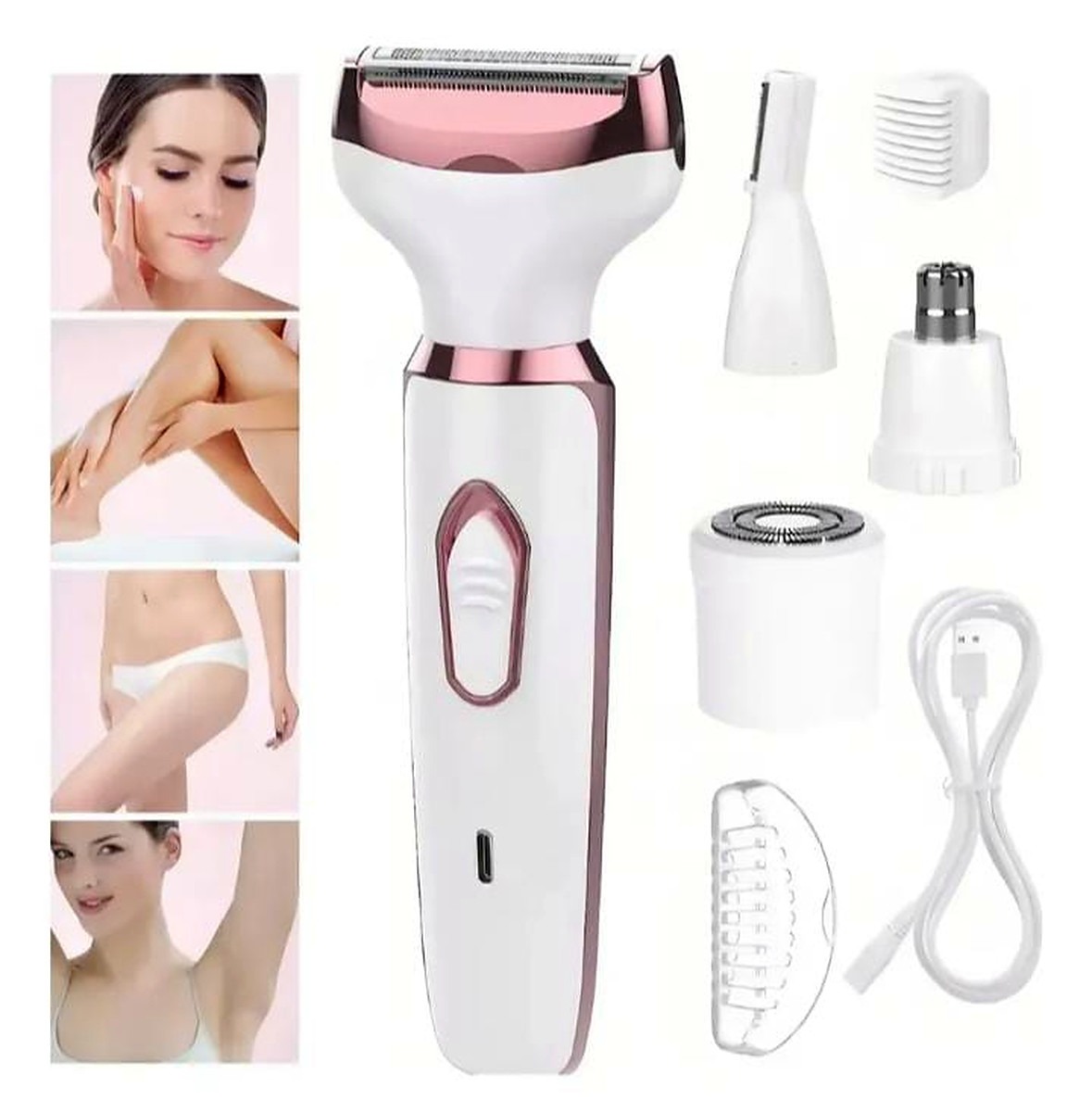 DEPILADORA LADY SHAVER 4 EN 1