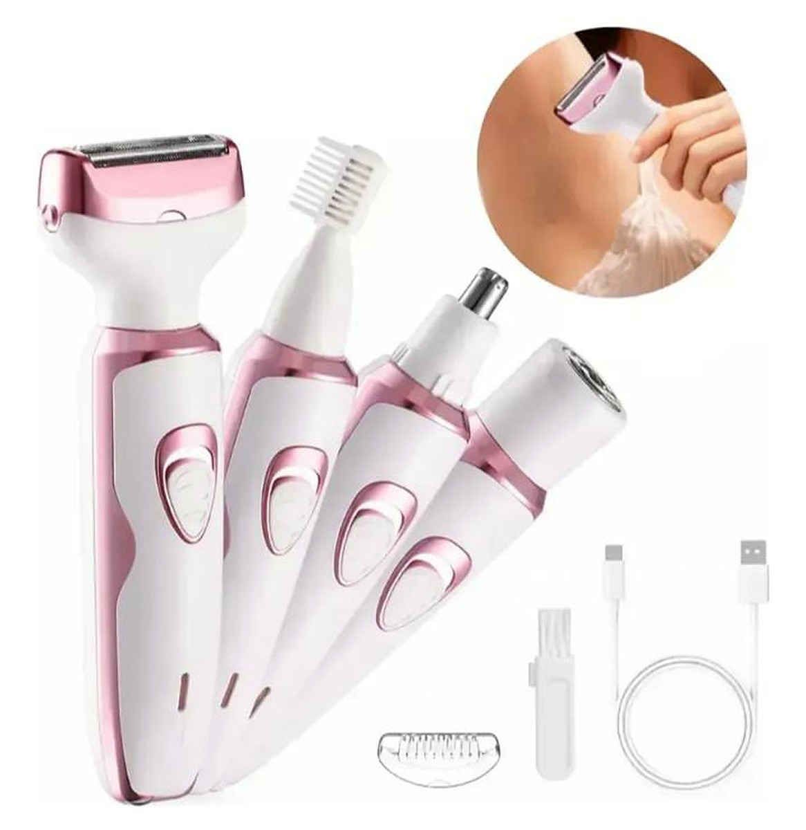 DEPILADORA LADY SHAVER 4 EN 1 - Imagen 3