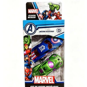 SET AUTOS METALICOS MARVEL
