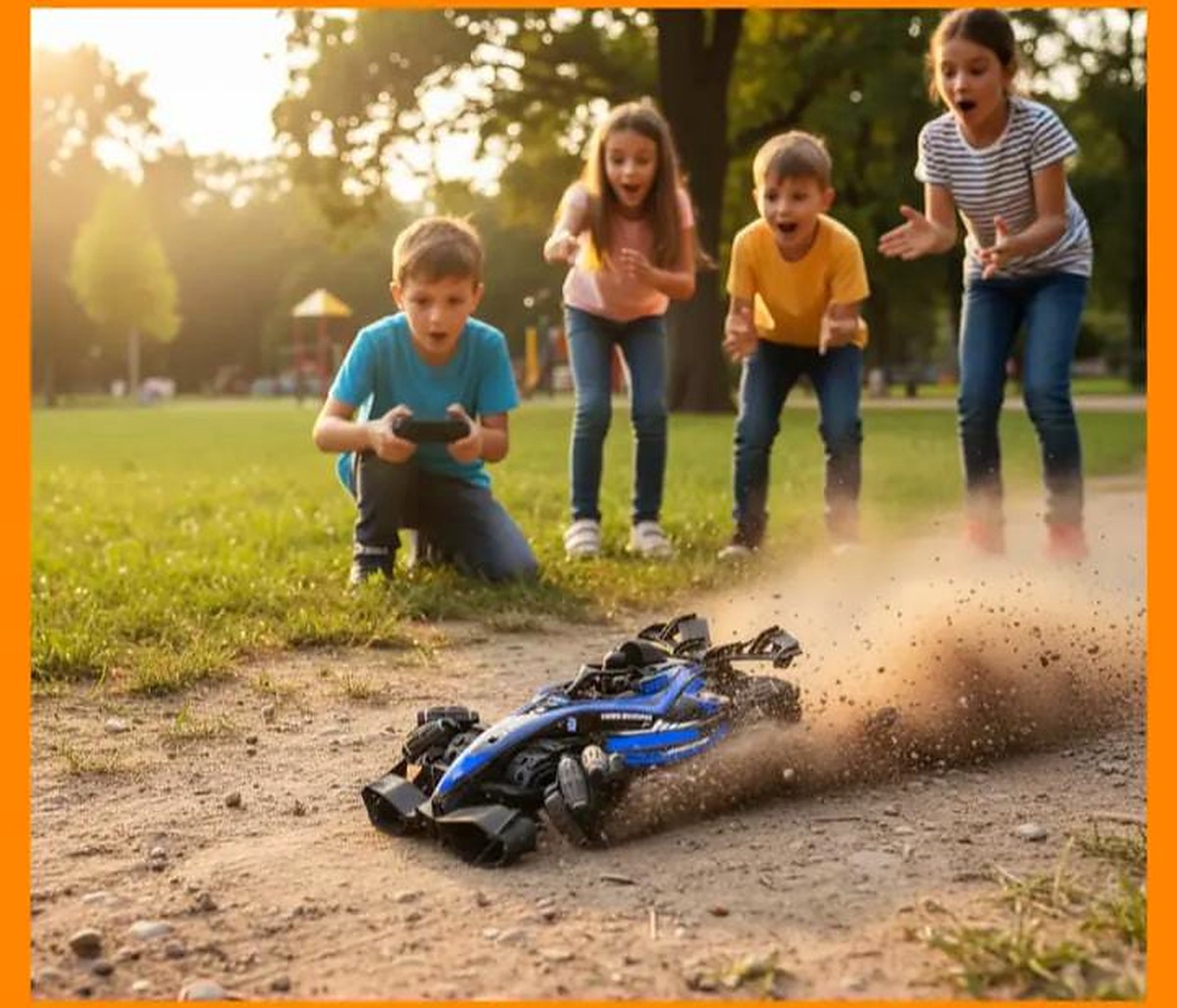 AUTO A CONTROL REMOTO/GESTO HUMO RC STUNT - Imagen 3