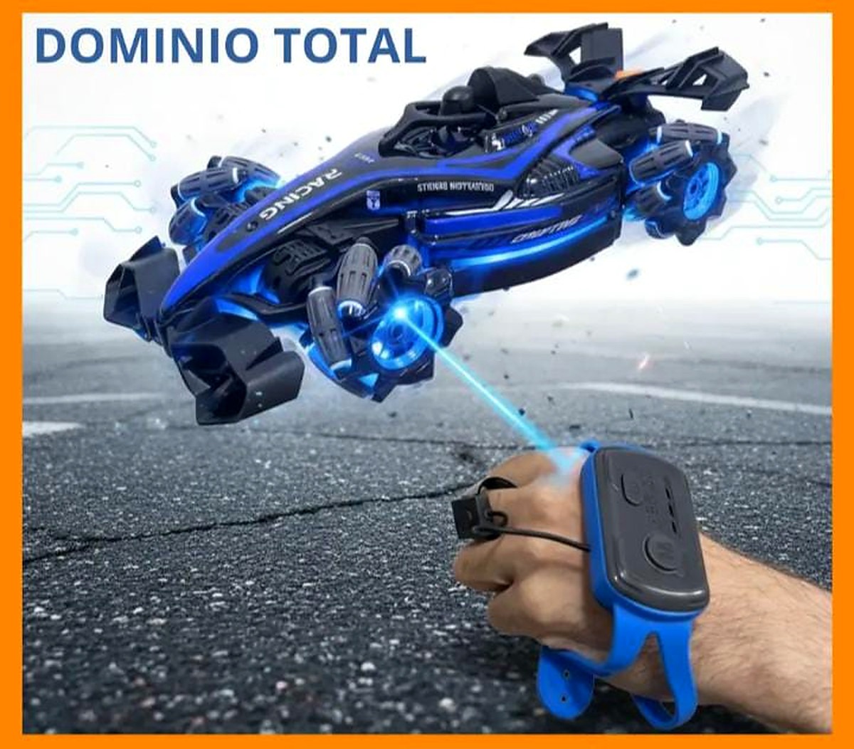 AUTO A CONTROL REMOTO/GESTO HUMO RC STUNT
