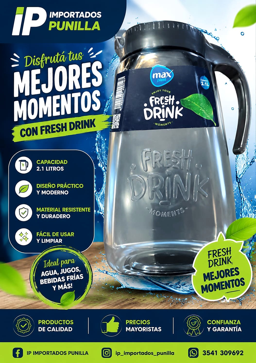 JARRA PLASTICA 2.1 LTS