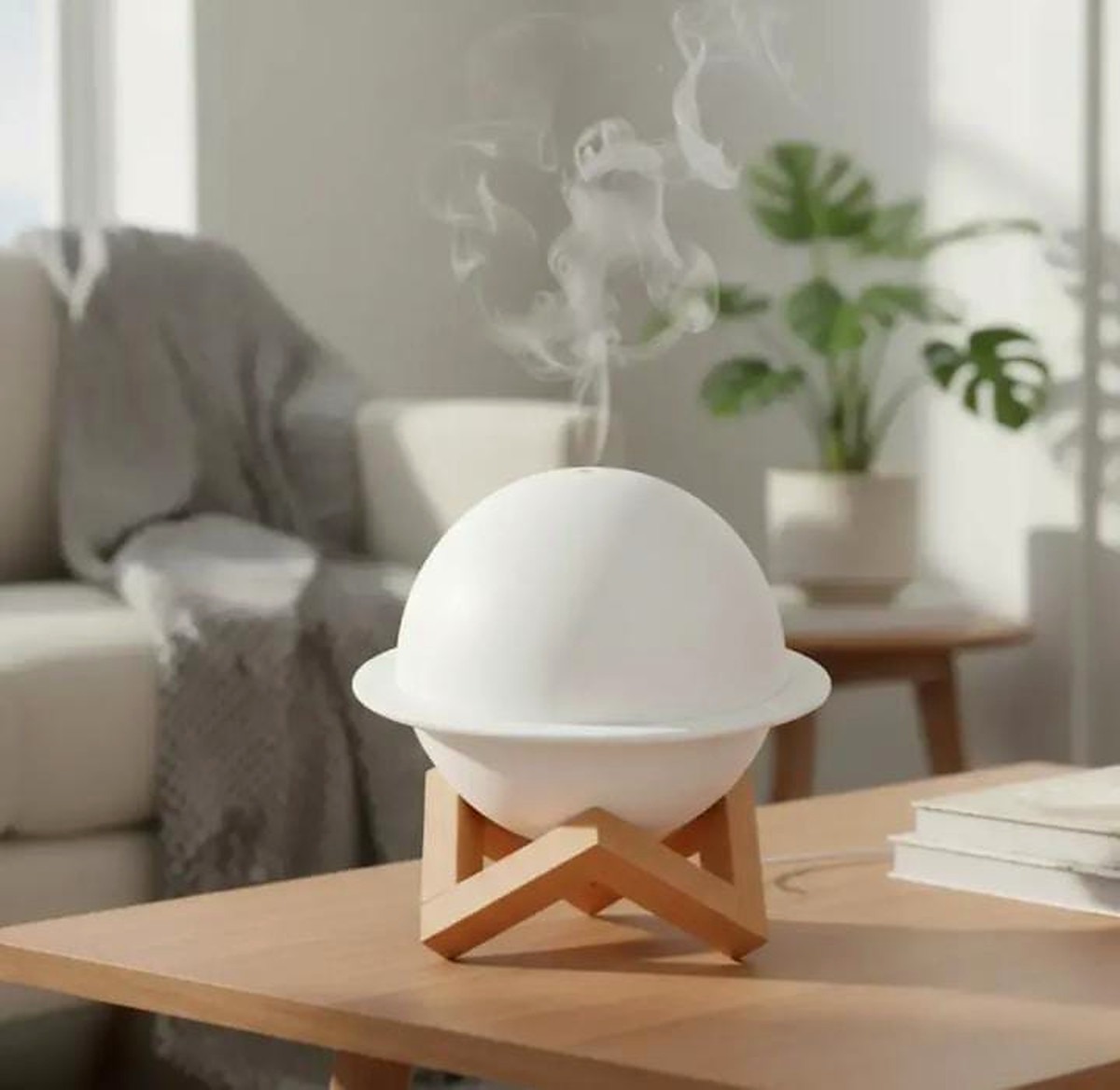 HUMIDIFICADOR SATURNO CON LUZ