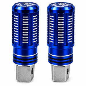 PEDALINES TRASEROS ALUMINIO AZULES