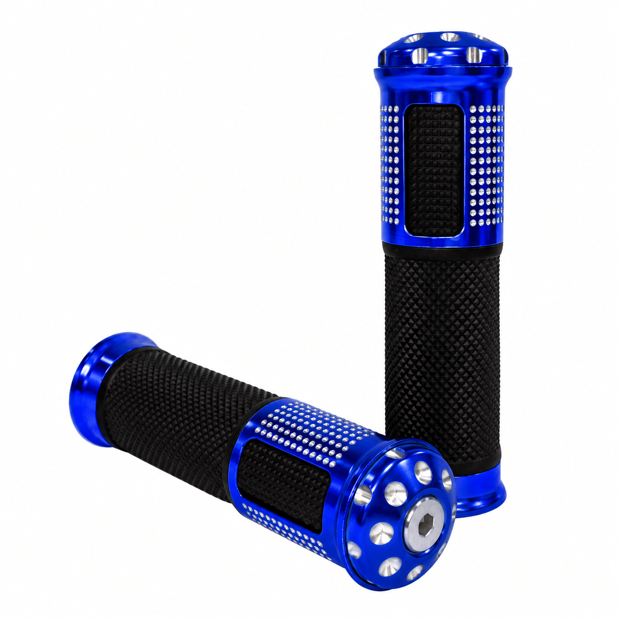 PUÑOS DE ALUMINIO AZULES