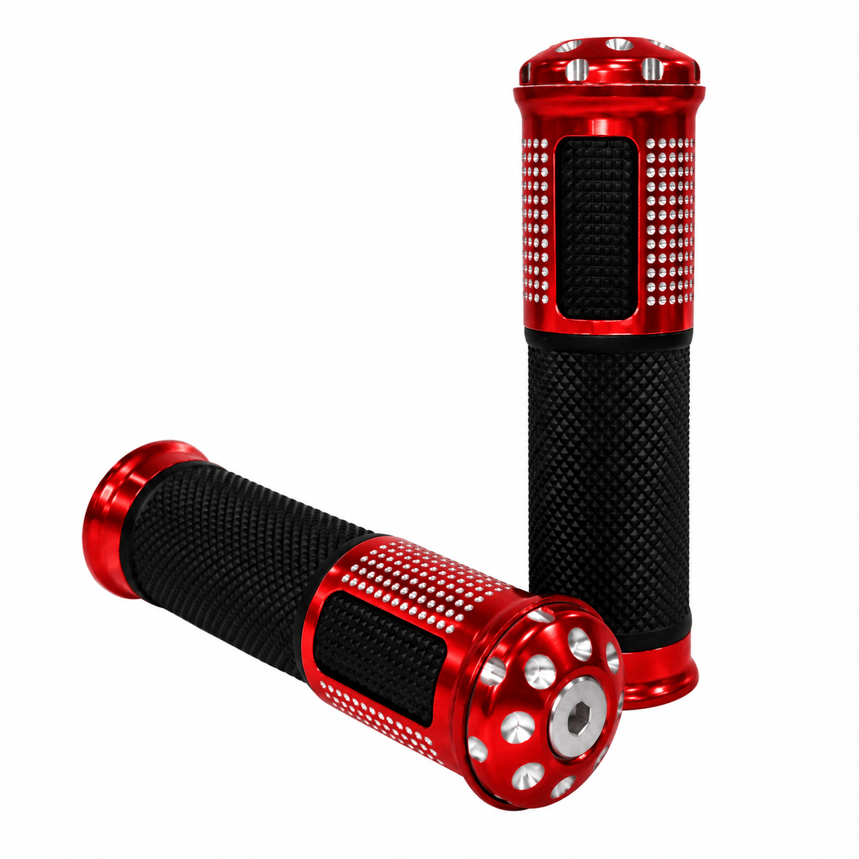 PUÑOS DE ALUMINIO ROJOS