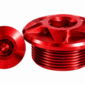 TAPONES MOTOR ANODIZADO XR ROJO