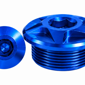 TAPONES MOTOR ANODIZADO XR AZUL