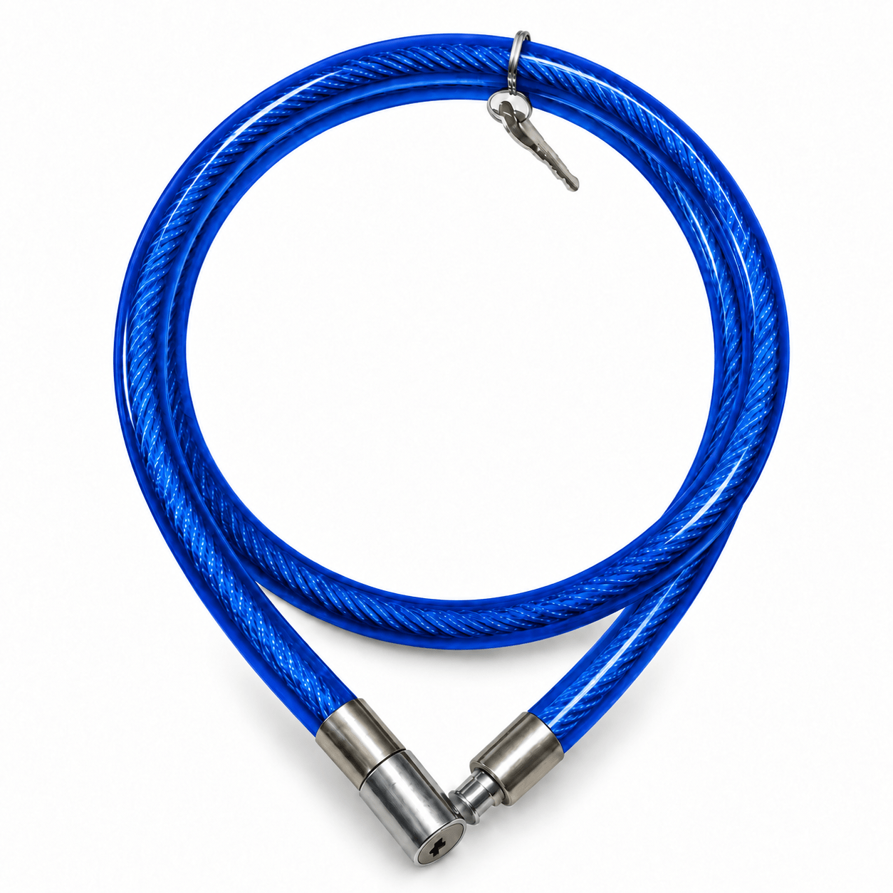 LINGAS 1.5MTS ACERADO/FORRADO AZUL